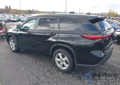 2023 Toyota Highlander Le z USA, uszkodzony, nr VIN 5TDKDRAH4PS514026